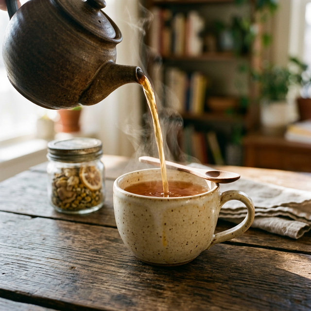 따뜻한 허벌 티처럼 속을 깊게 데워주는 이완의 힘