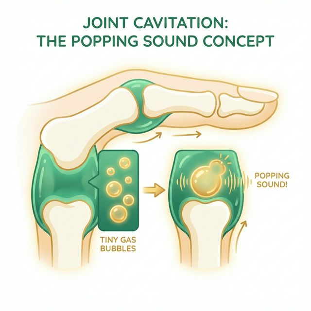 관절 캐비테이션 — 소리의 과학적 원리